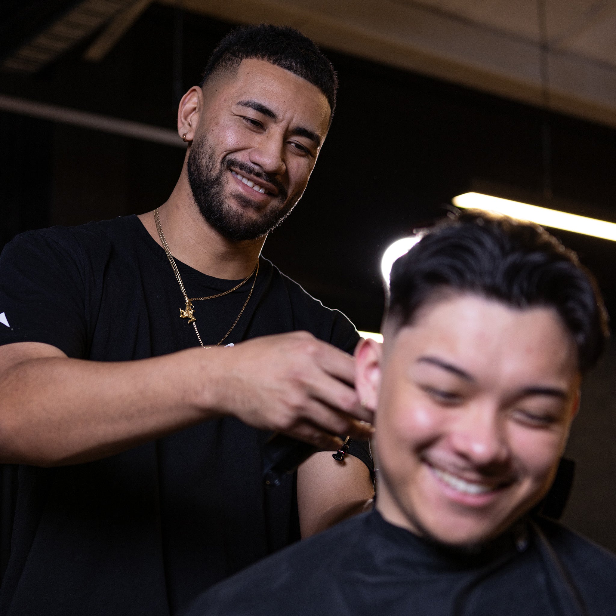 Making the Cut: Curtains with a Mid Skin Drop Fade with Antz Nafatali