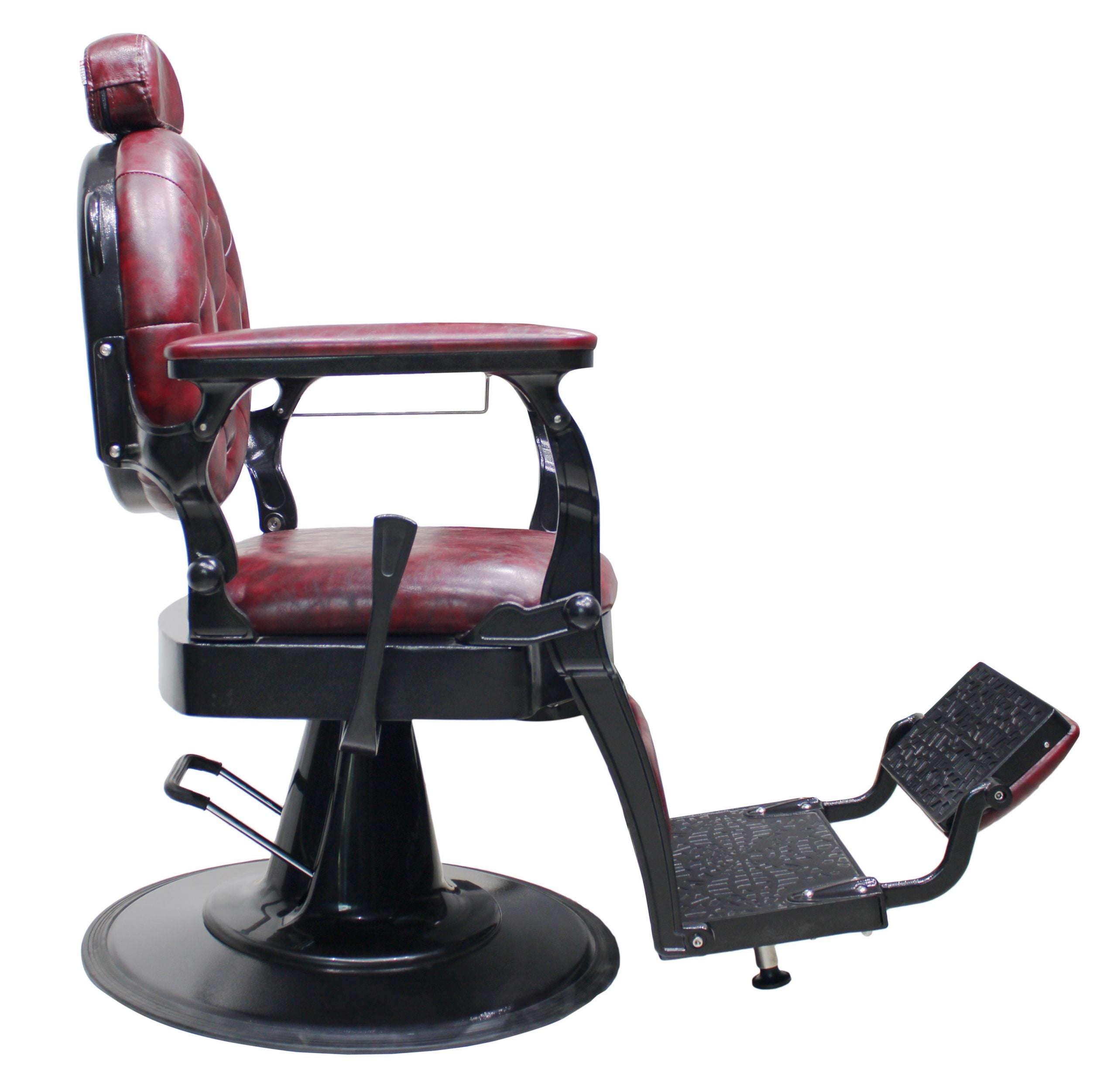 London Crew Barber Chair - Crimson