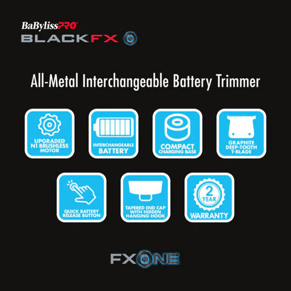 BaBylissPRO FXONE BlackFX Trimmer