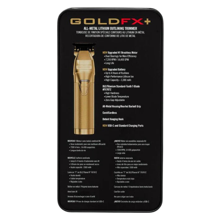 Babyliss GoldFX+ Skeleton Lithium Trimmer