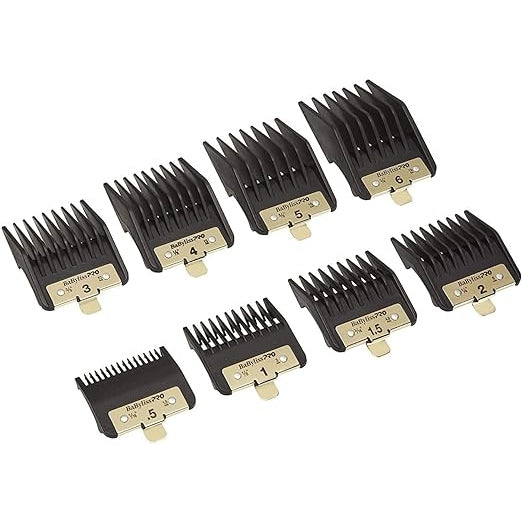 BabylissPRO Barberology Clipper Comb Attachments - 8pc