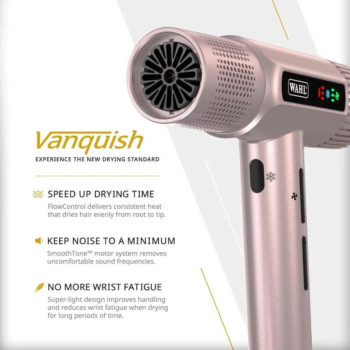 Wahl Vanquish Hair Dryer Rose Gold