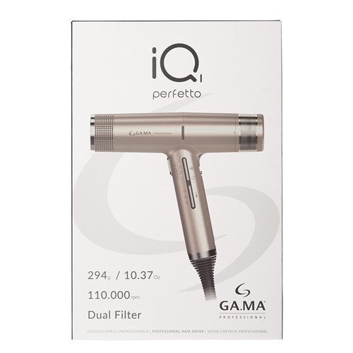 Gama Professional IQ1 Perfetto Hair Dryer - Rose Gold