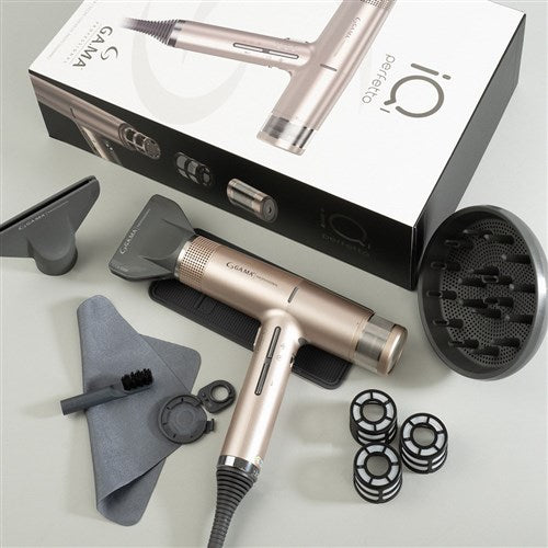 Gama Professional IQ1 Perfetto Hair Dryer - Rose Gold