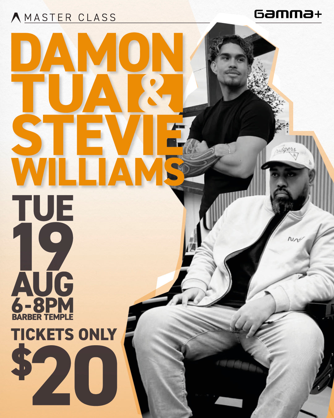 Masterclass w/ Damon Tua & Stevie Williams presented by Gamma+