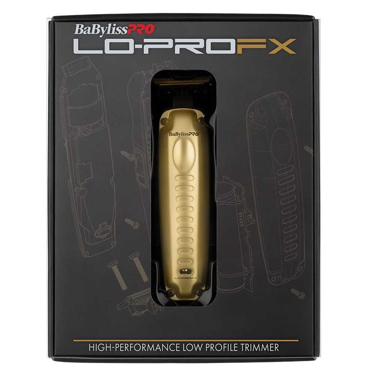 BabylissPRO LO-PROFX Lithium Trimmer Gold