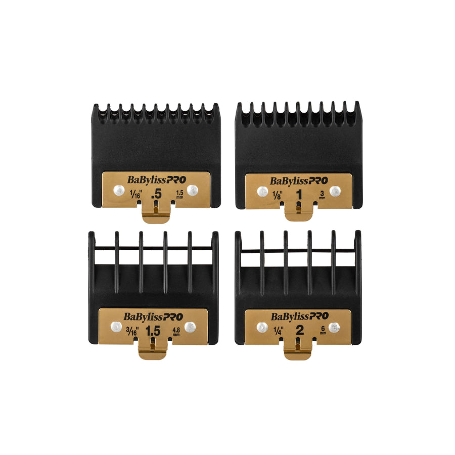BabylissPRO Barberology Outliner Trimmer Comb Attachments - 4pc