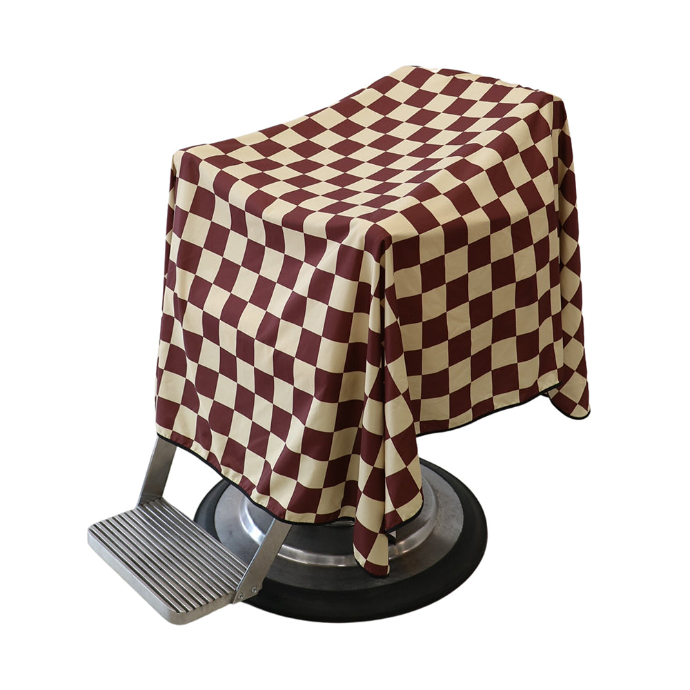 High Top Capes Check Cape - Burgundy