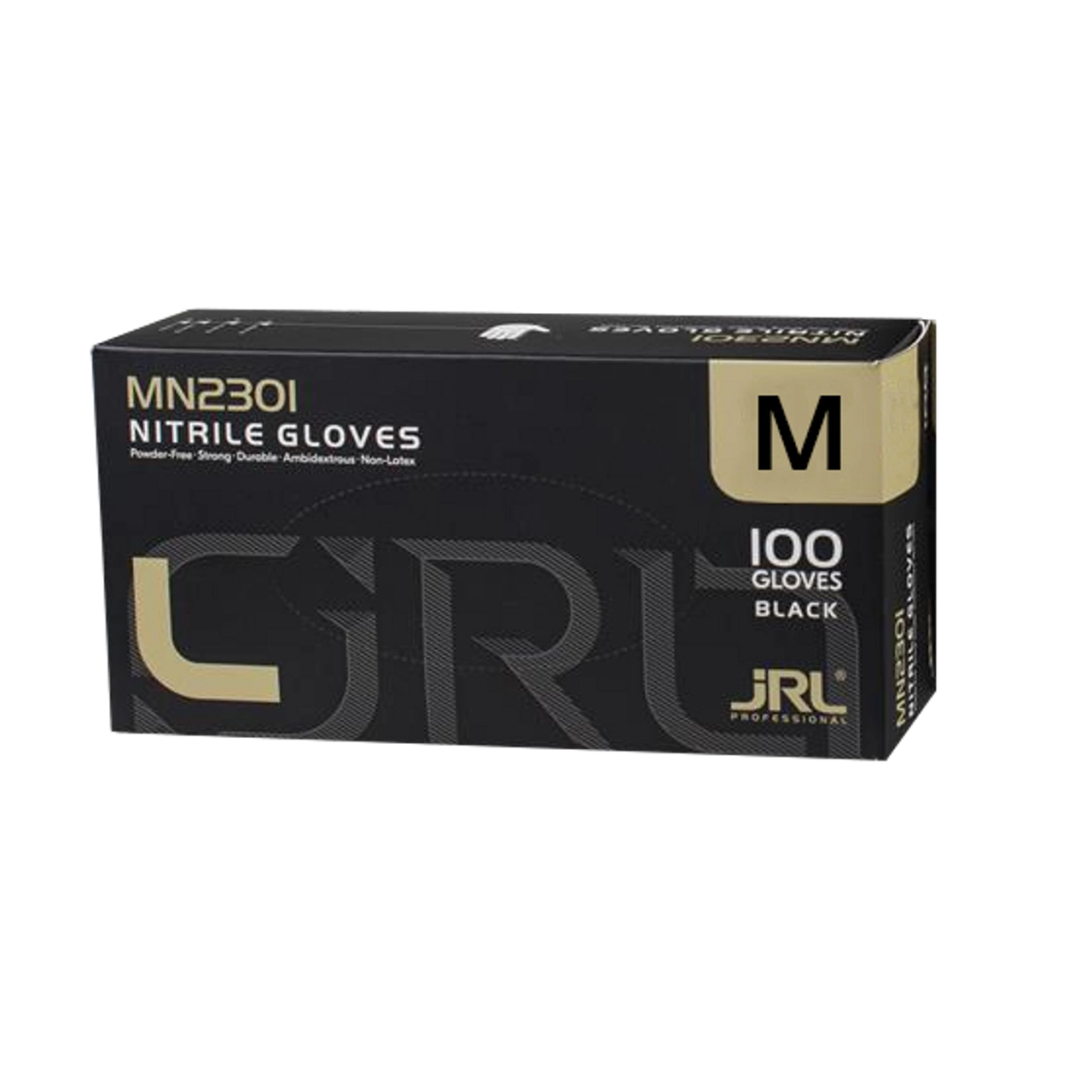 JRL Black Nitrile Gloves