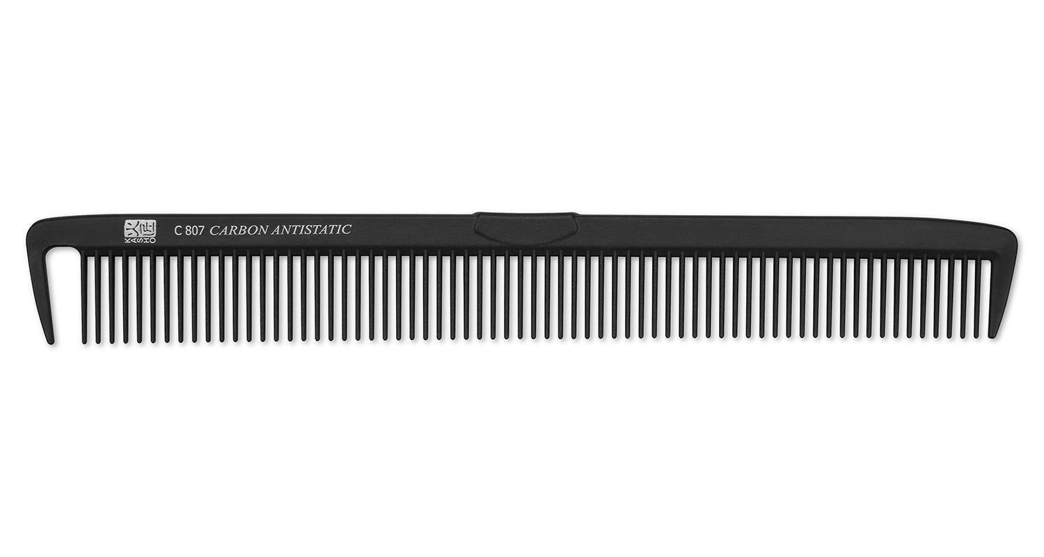 Kasho Carbon Barber Comb C807