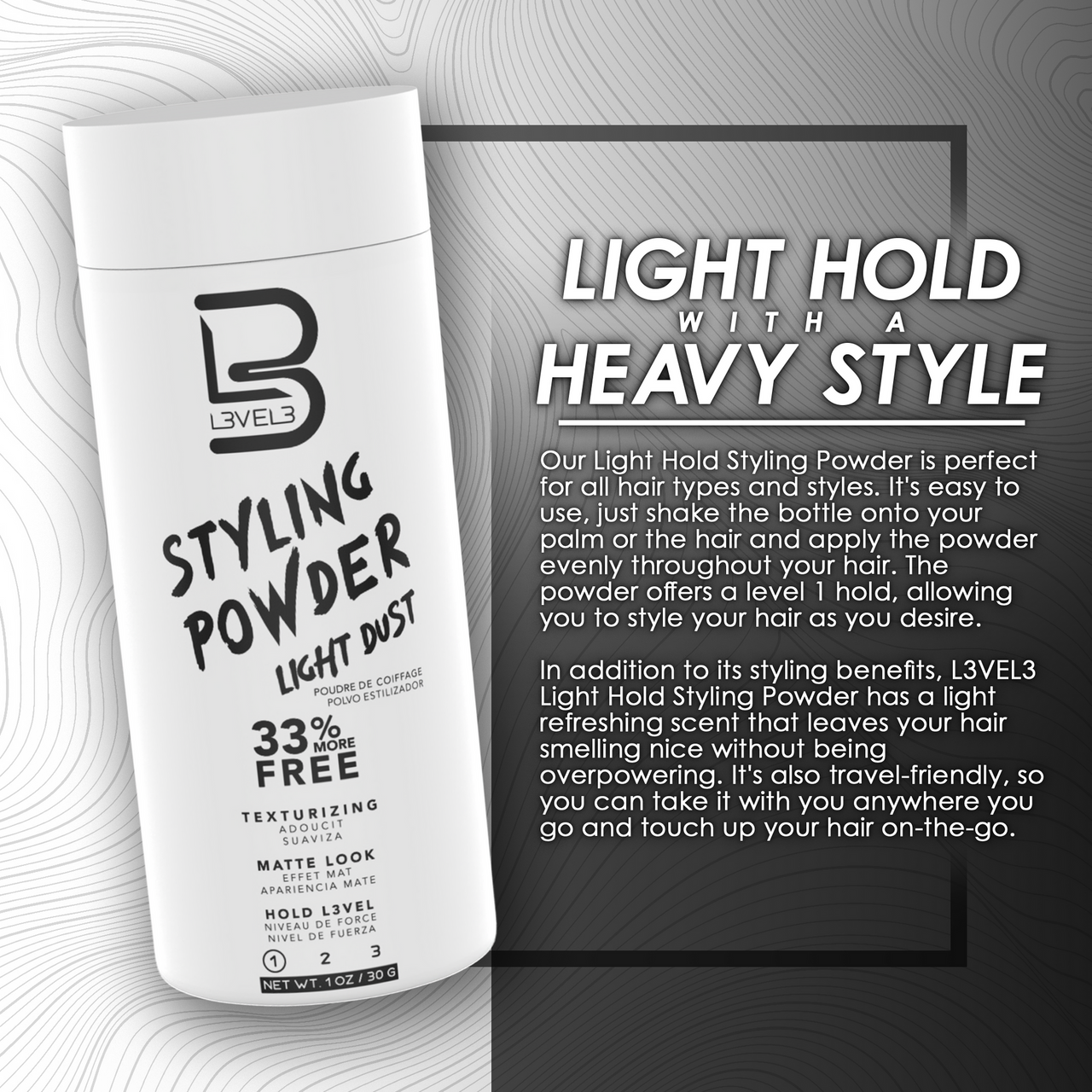 Level 3 Light Hold Styling Powder