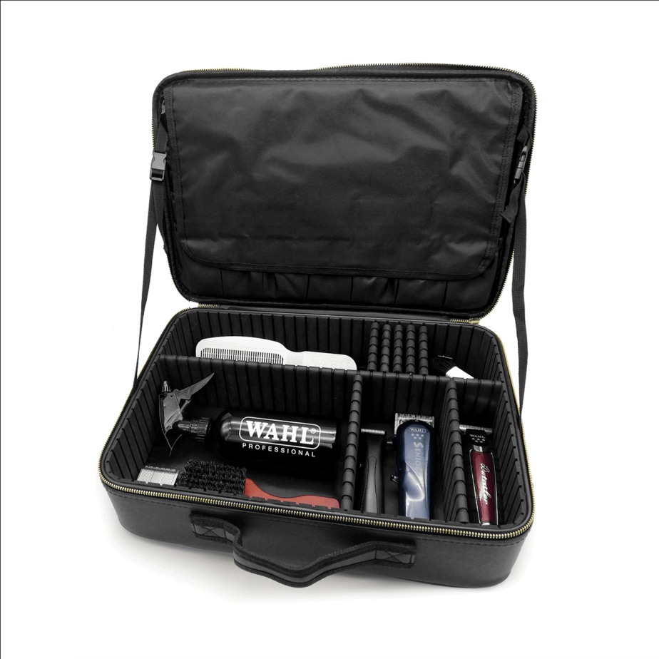 White Professional Case With Black Logo