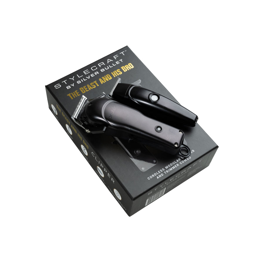 StyleCraft The Beast and His Bro Clipper & Trimmer Duo Combo
