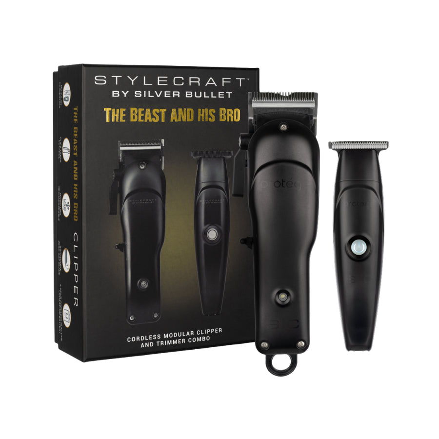 StyleCraft The Beast and His Bro Clipper & Trimmer Duo Combo