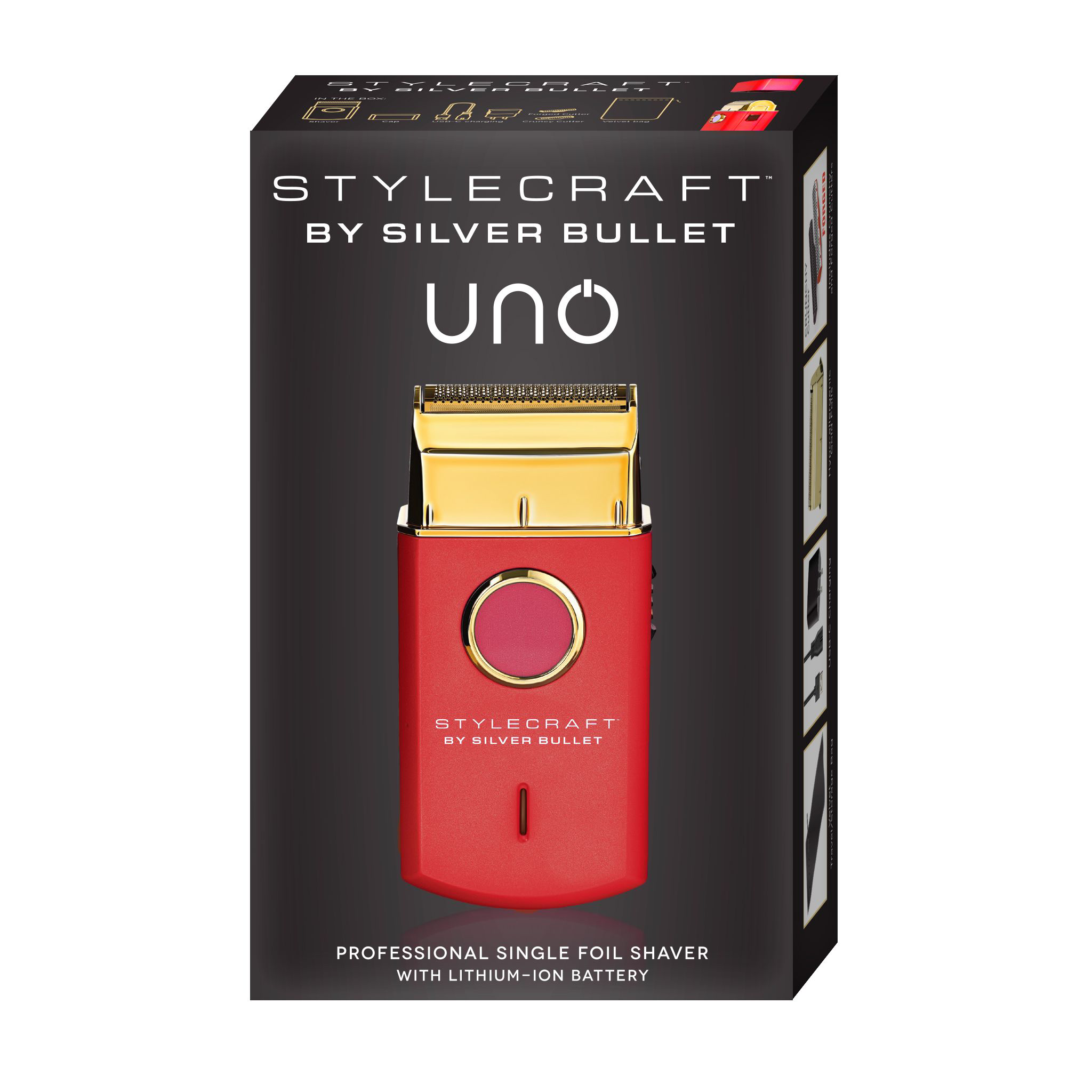 StyleCraft Uno Single Foil Shaver - Red