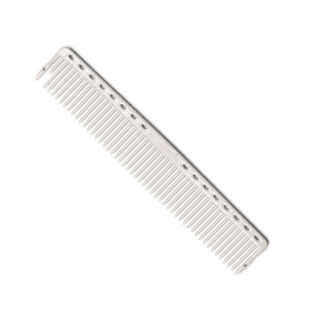 YS Park 458 Even Wide Tooth Cutting Comb - White
