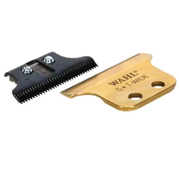 Wahl Gold Titanium DLC T-Wide Cord/Cordless Detailer Blade Set