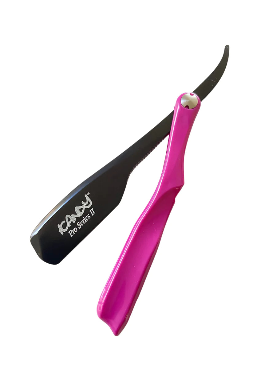 iCandy Pro Series Barber Razor - Pink & Midnight Black