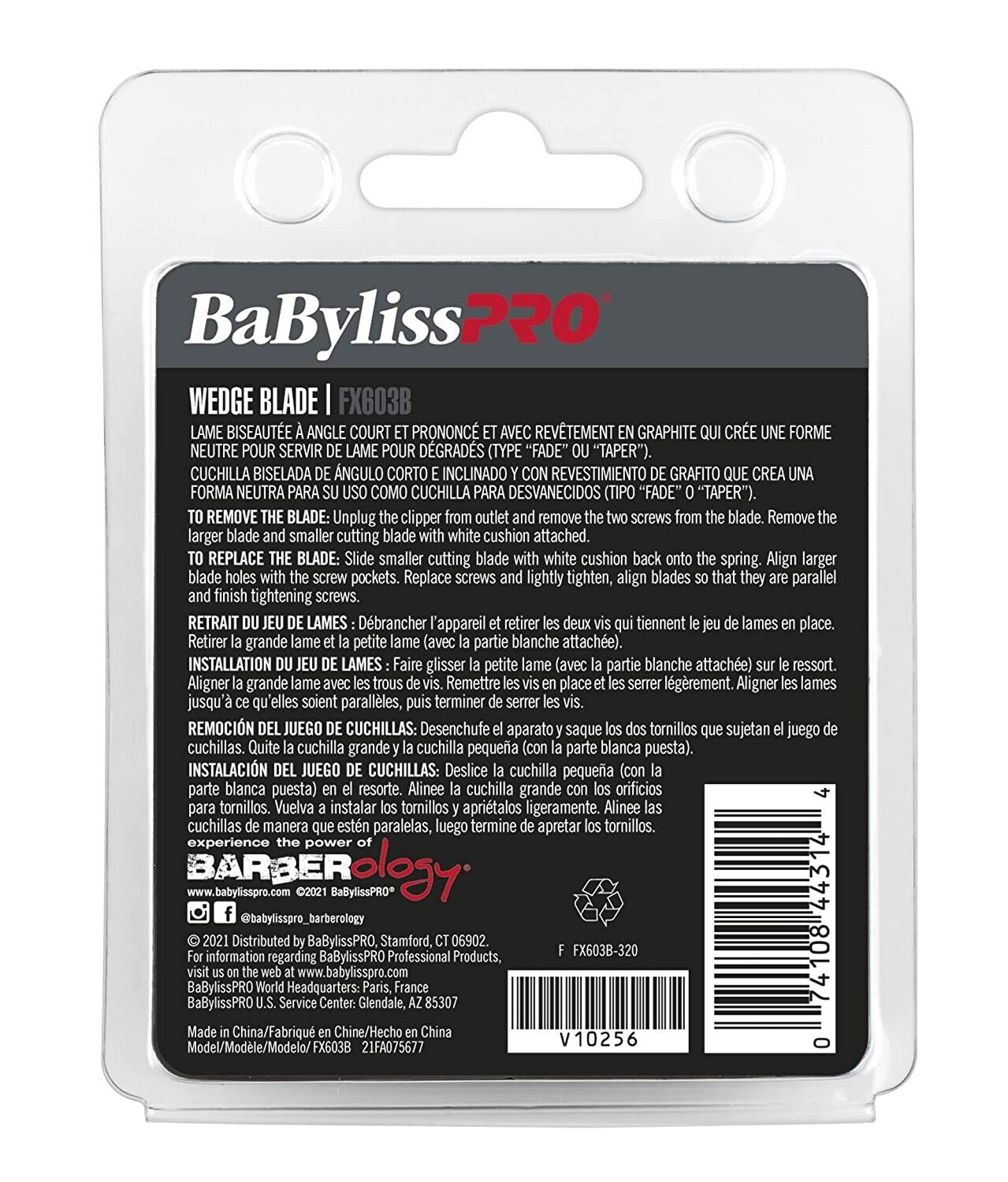 BabylissPRO Replacement Hair Clipper Wedge Blade FX603B