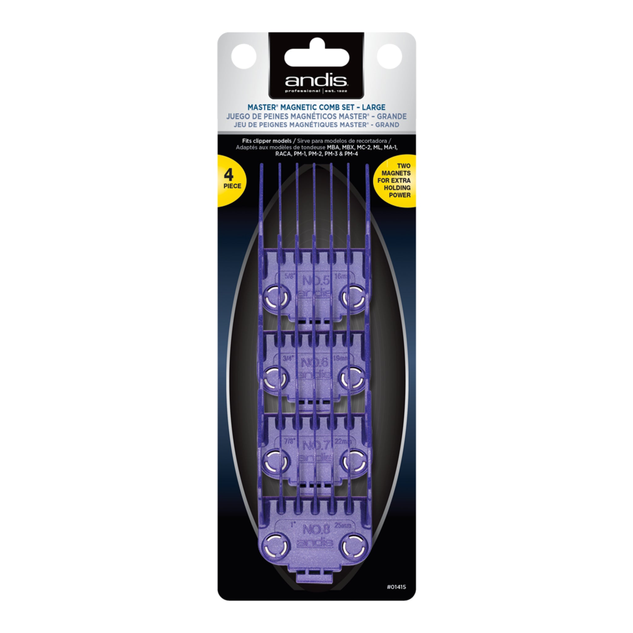 Andis Master Magnetic Comb Set