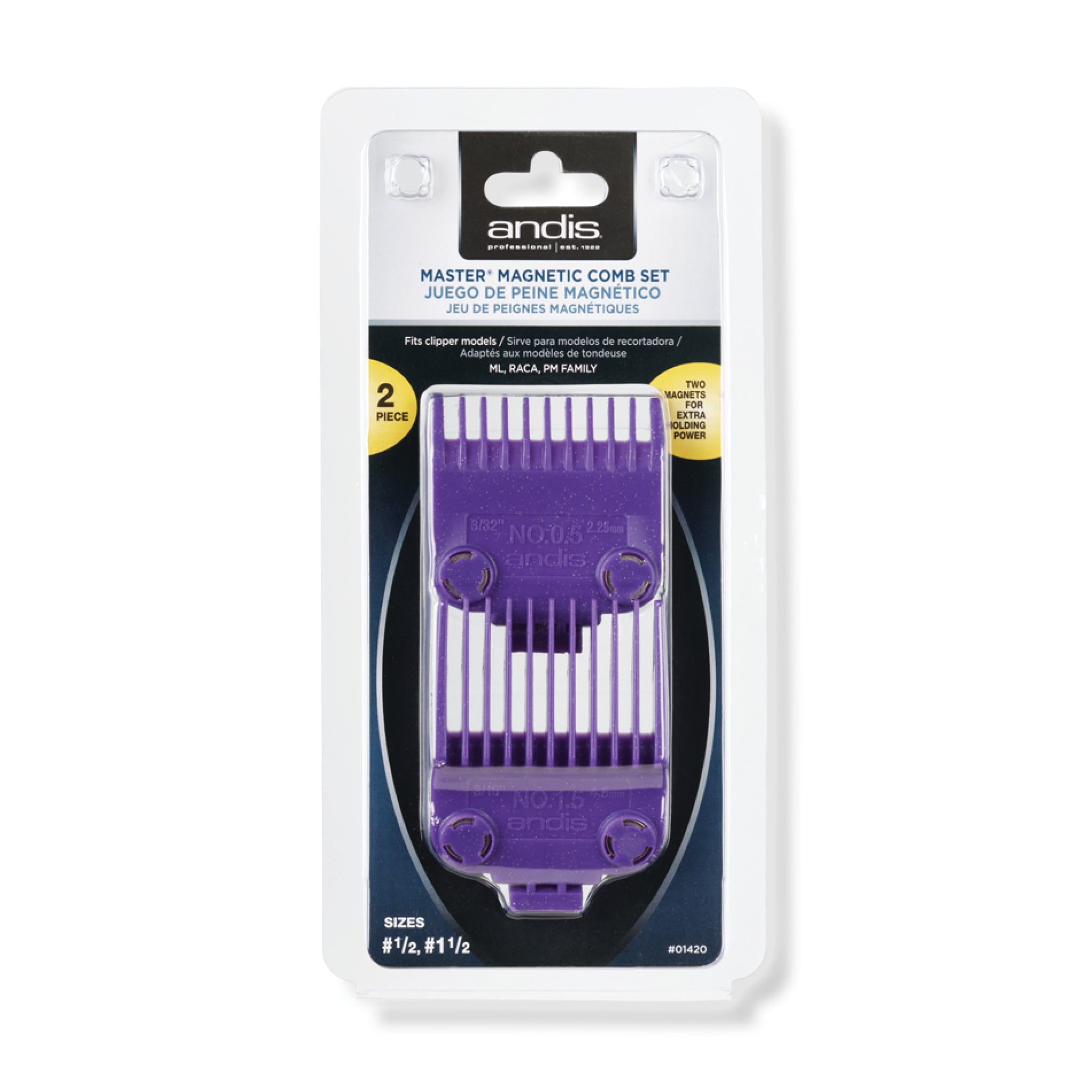 Andis Master Magnetic Comb Set