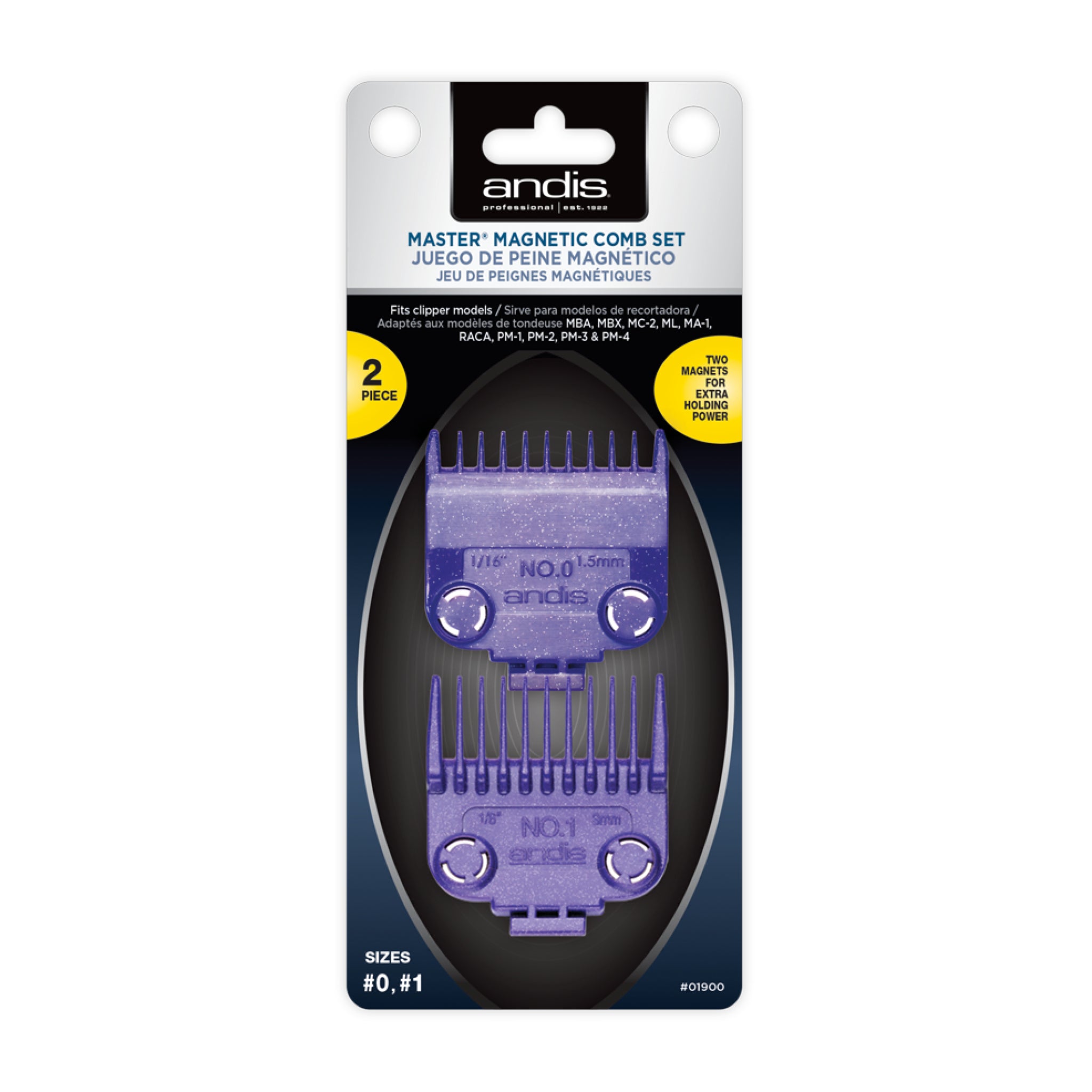 Andis Master Magnetic Comb Set