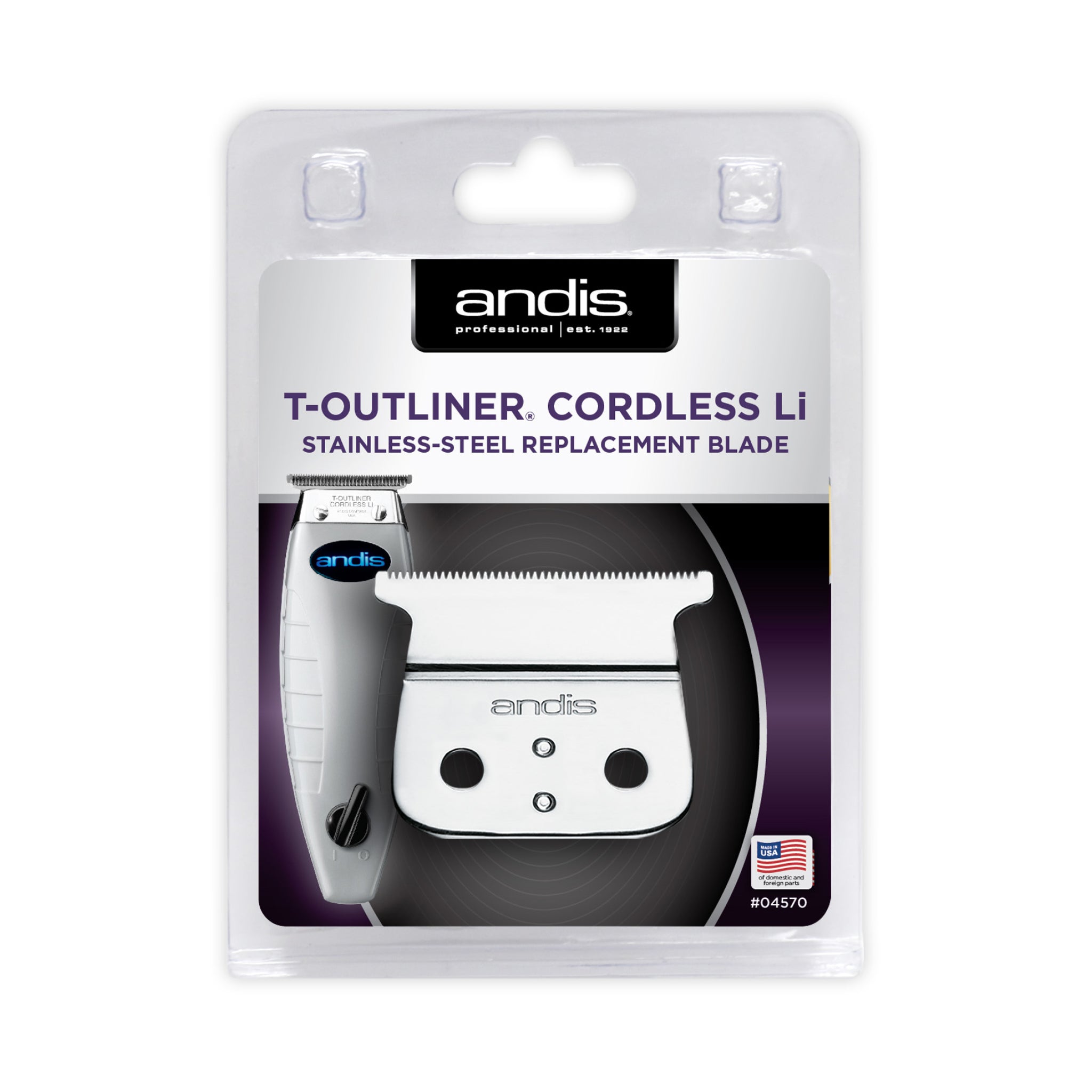 Andis T-Outliner Cordless Li Replacement GTX Trimmer Blade