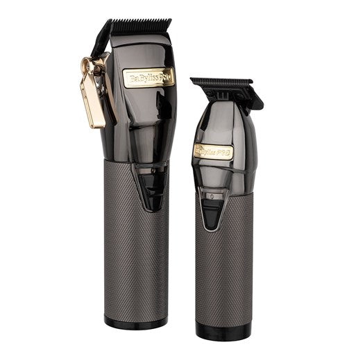 BabylissPRO LimitedFX Collection - Clipper & Skeleton Trimmer Duo - Gunmetal