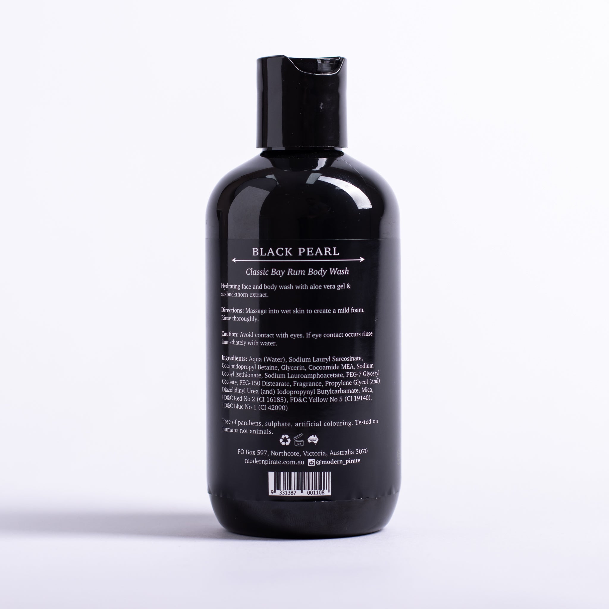 Black Pearl Classic Bay Rum Body Wash