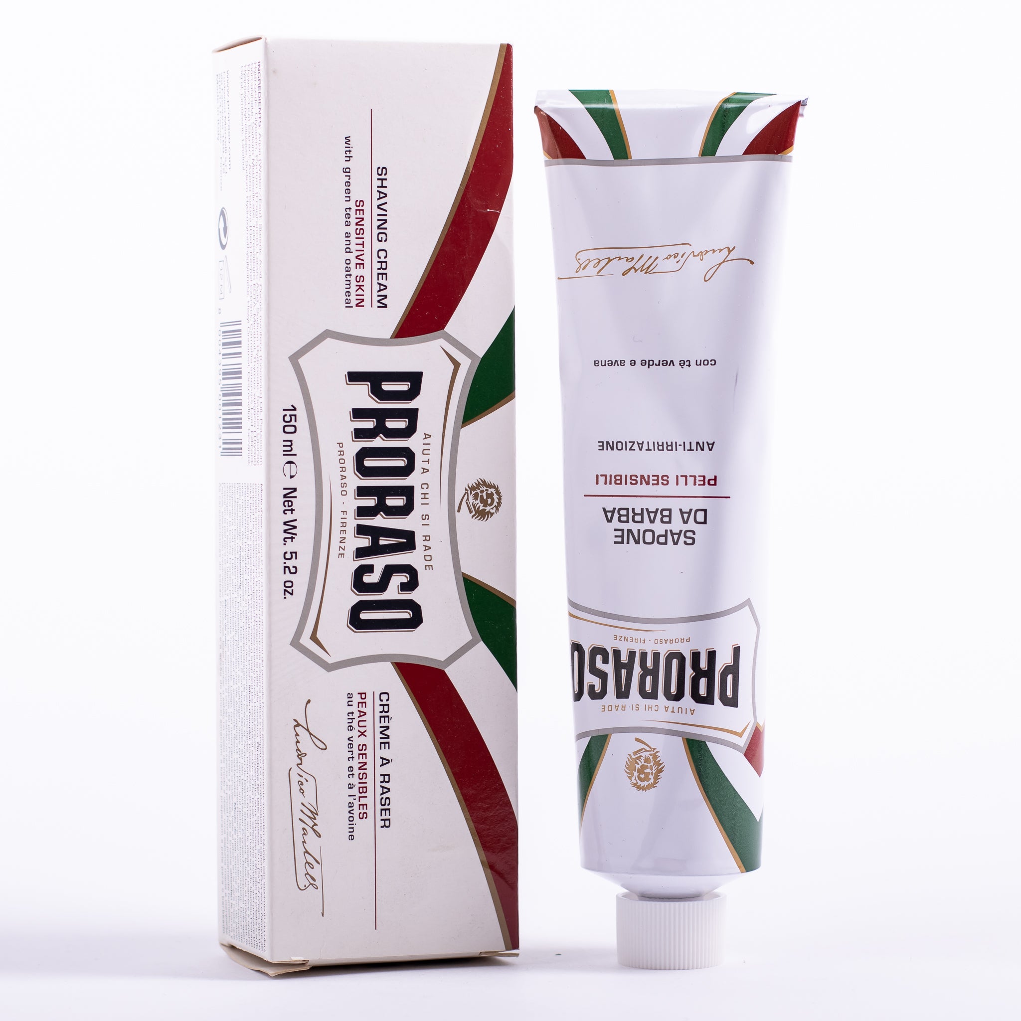 Shaving Cream - Sensitive - Green Tea & Oatmeal