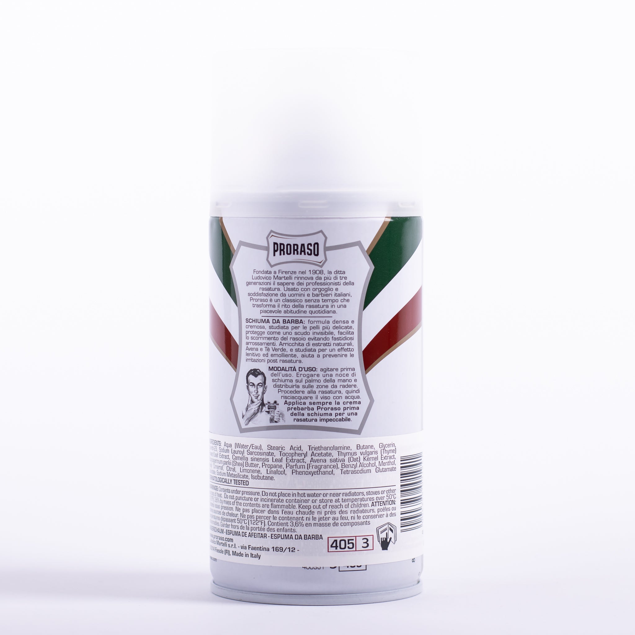 Shaving Foam - Sensitive - Green Tea & Oatmeal