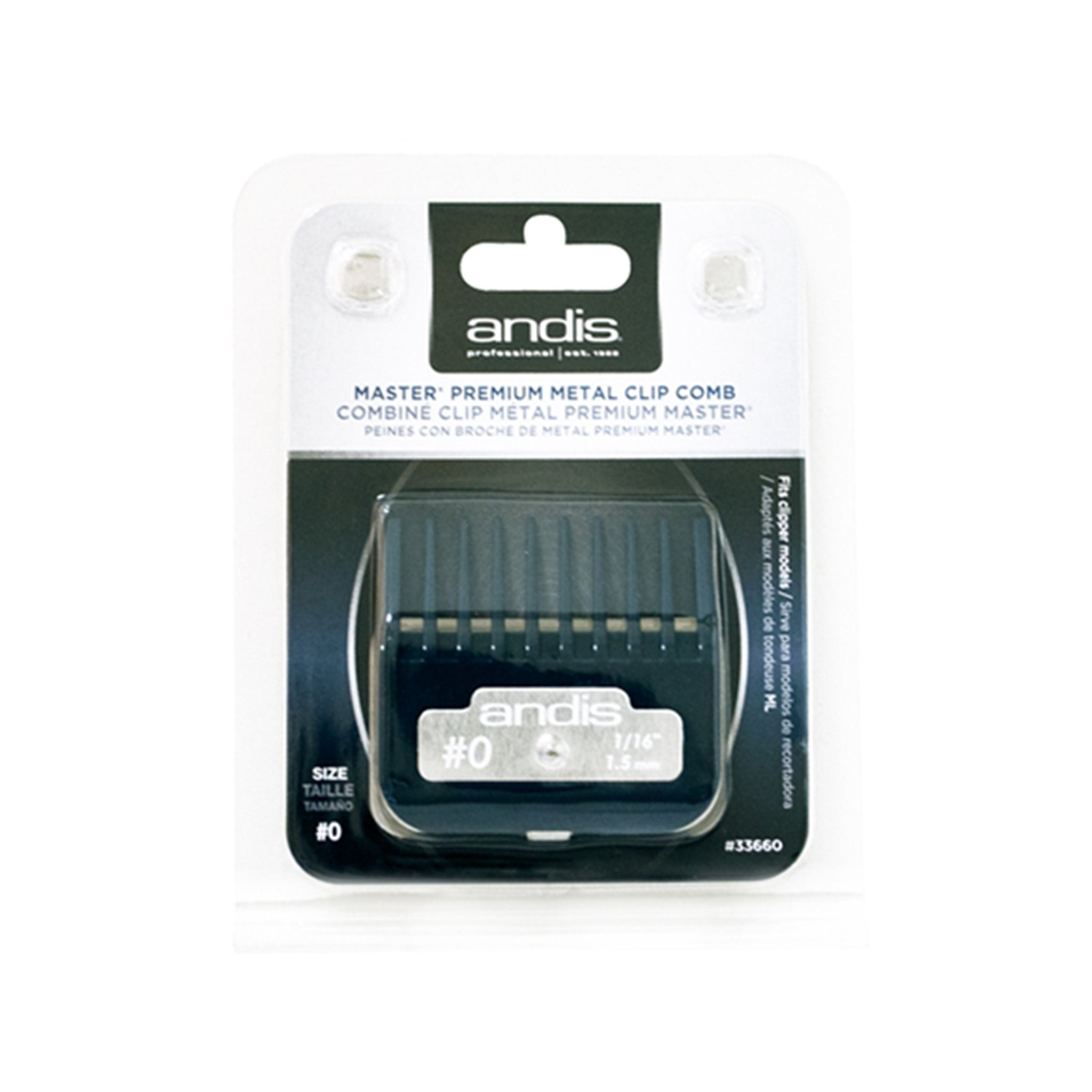 Andis Master Premium Metal Clip Comb