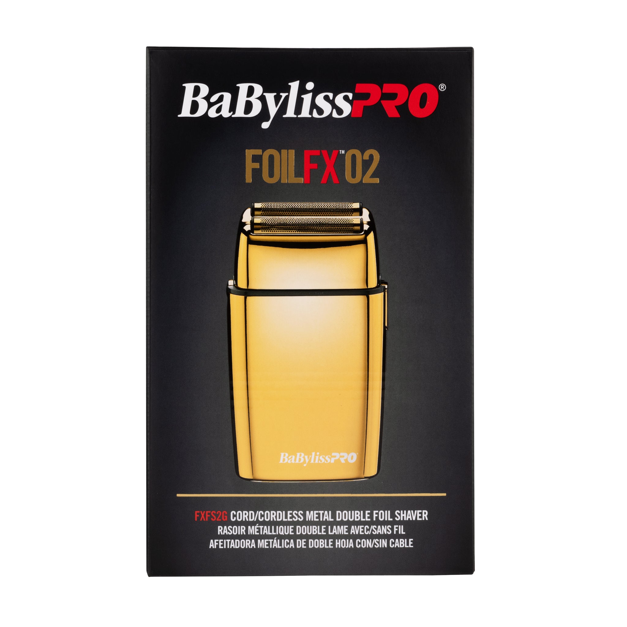 BabylissPRO Gold FX02 Double Foil Shaver