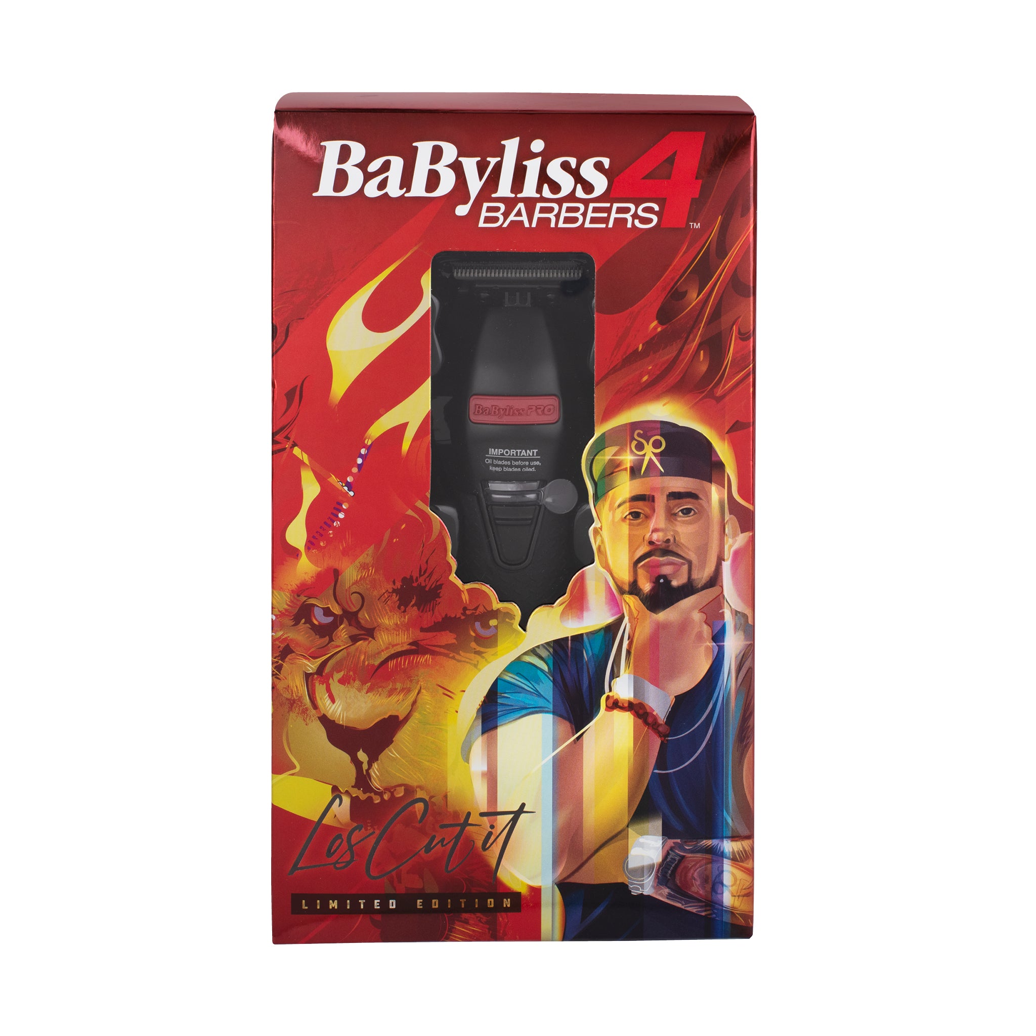 BabylissPRO Black/RedFX Skeleton Lithium Hair Trimmer