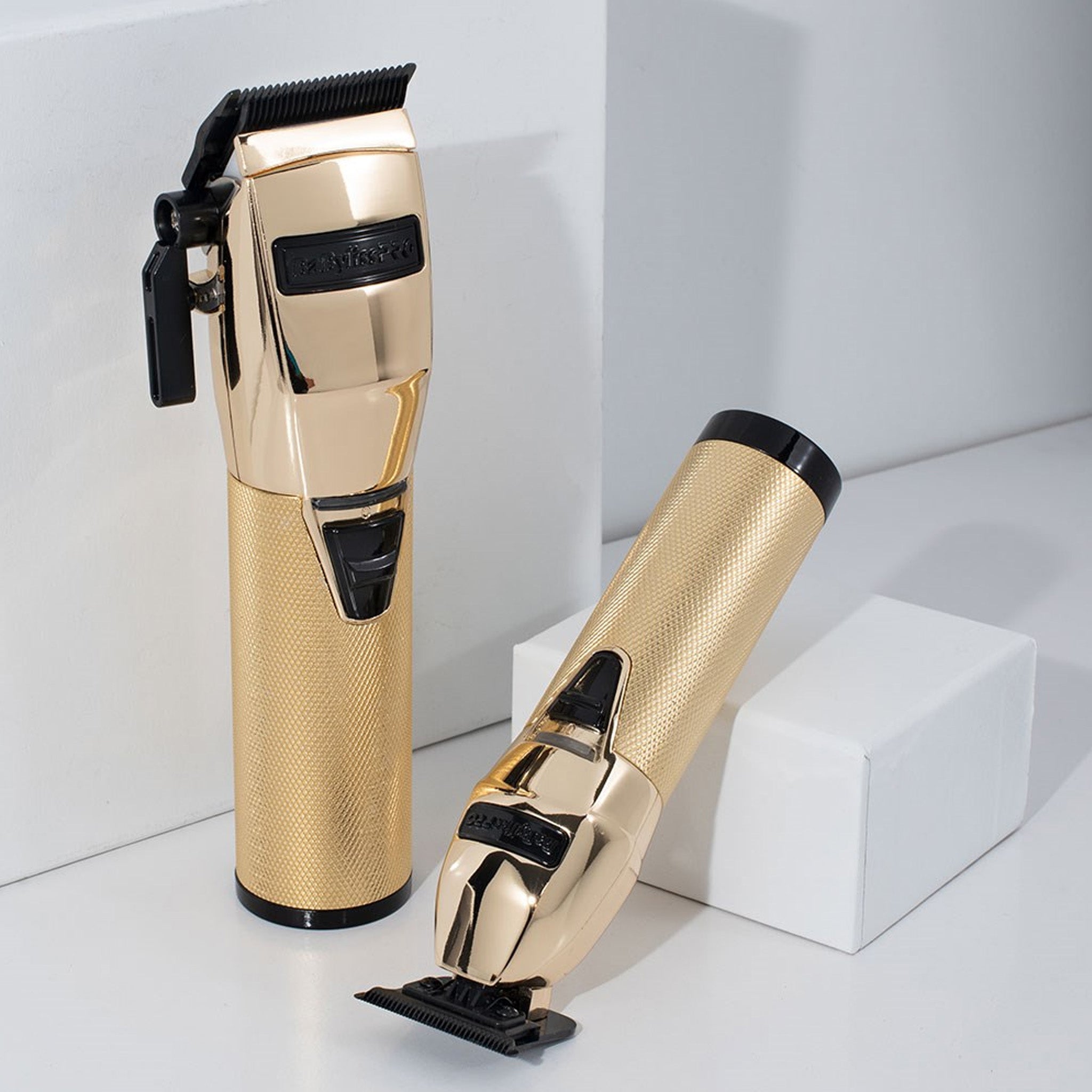 BabylissPRO LimitedFX Gold Clipper & Outliner Trimmer Duo