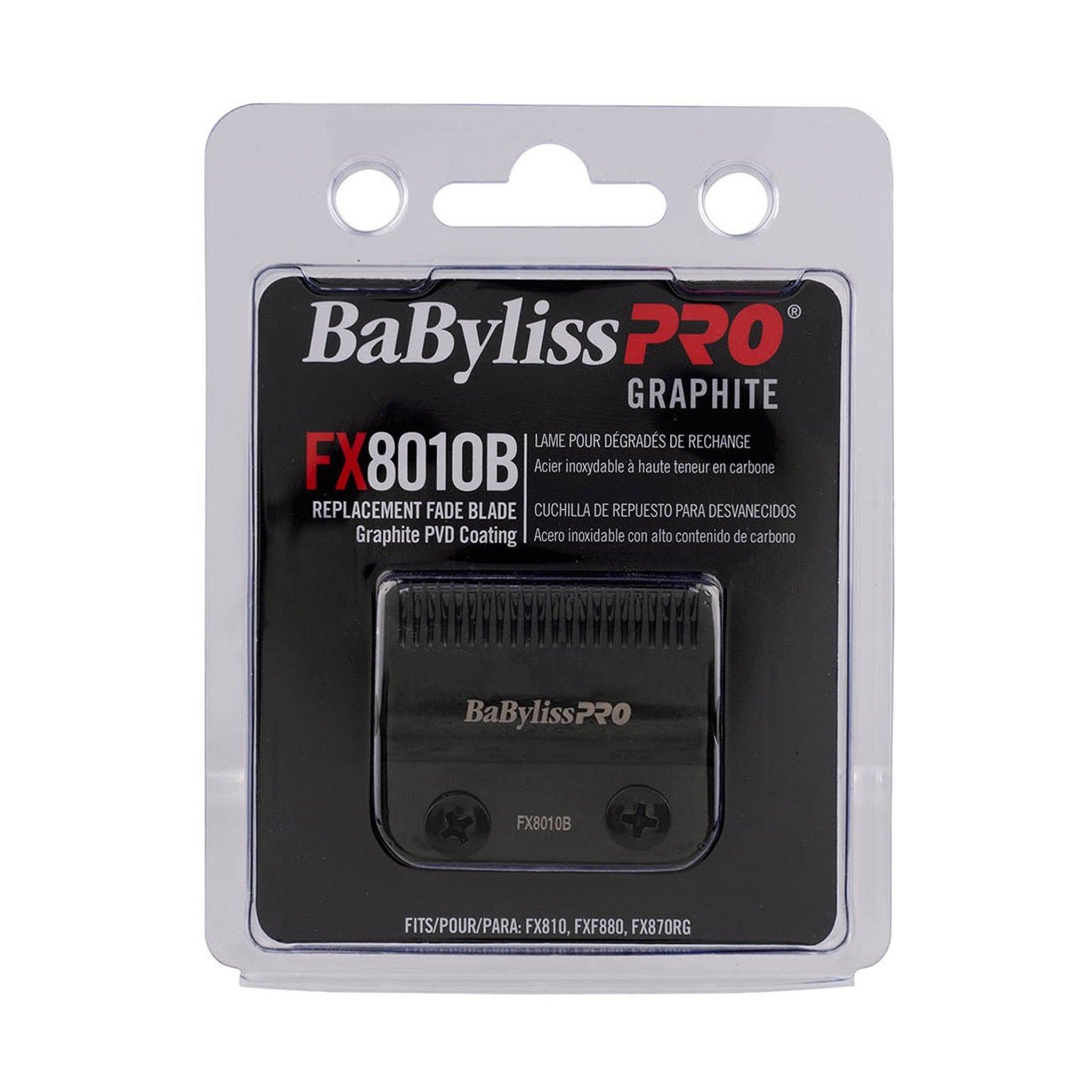 BabylissPRO Replacement Clipper Fade Blade Black FX8010B