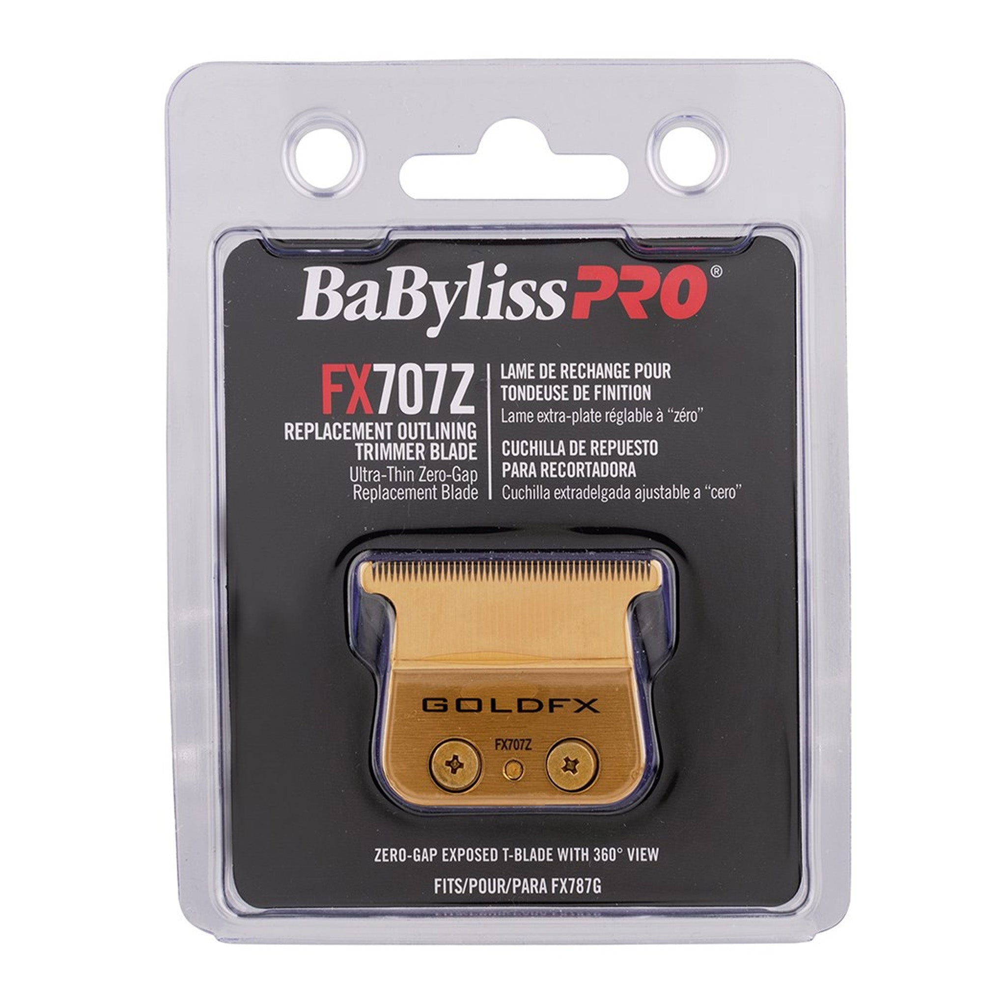 BabylissPRO Replacement Outliner Hair Trimmer Blade Gold FX707Z