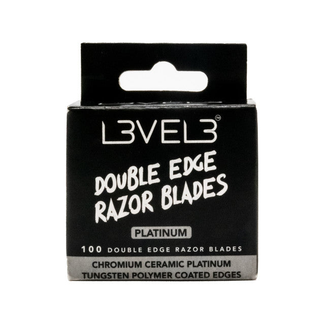 Level 3 Double Edge Razor Blades - 100 Pack