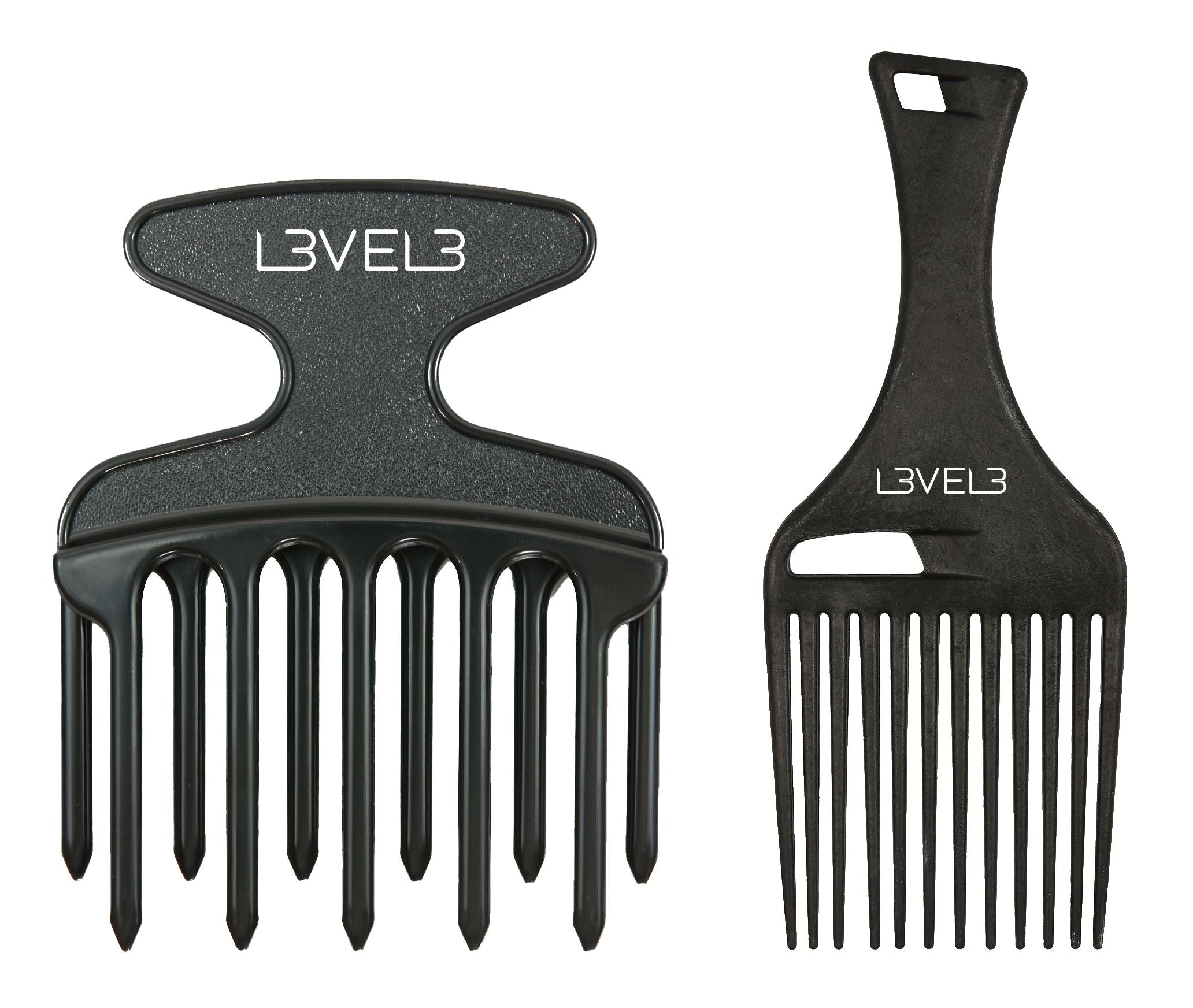 Level 3 Hair Pick Comb Set - 2 Pc