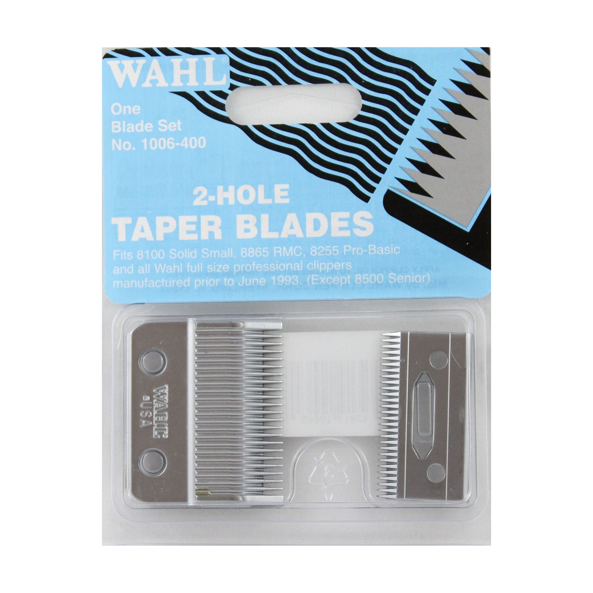 Wahl 2 Hole Taper Blade Set
