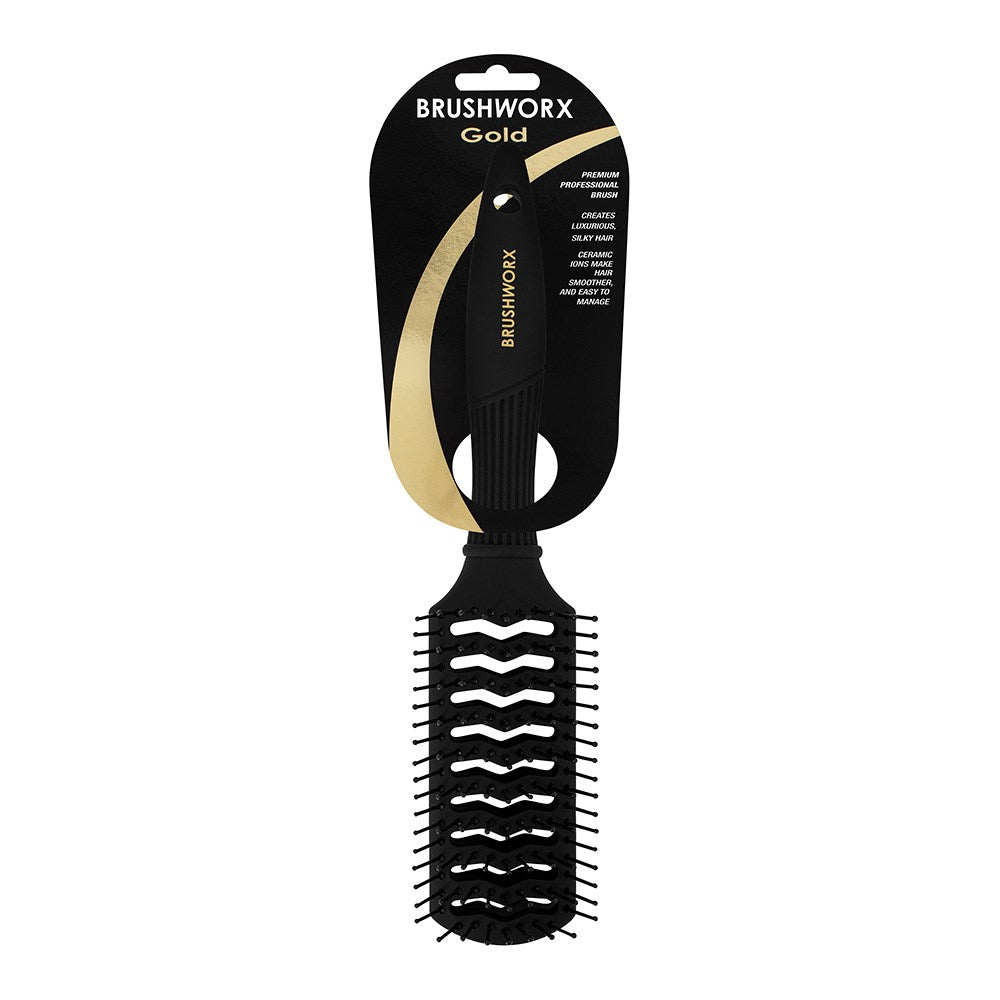 Brushworx Gold Vent Hair Brush