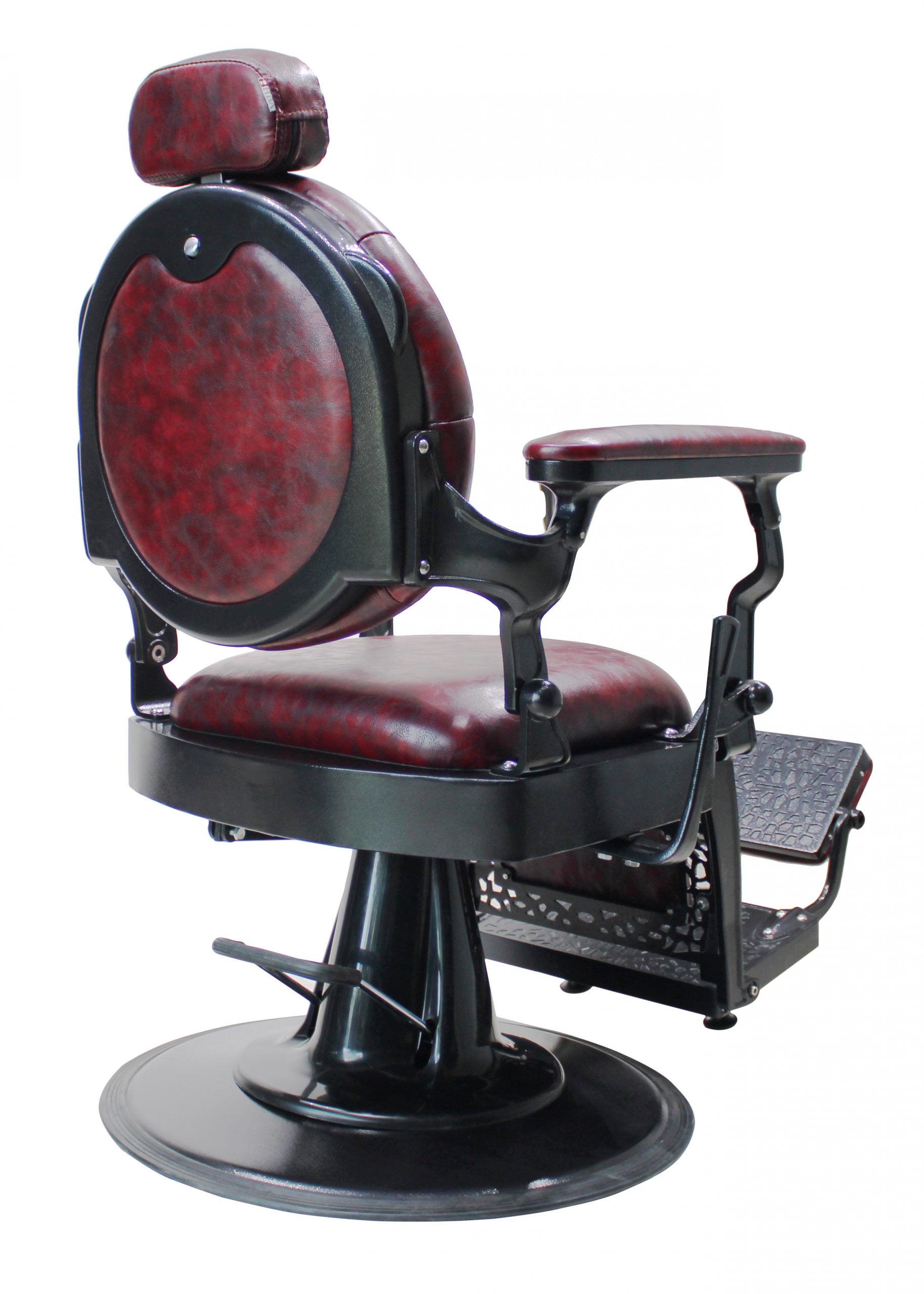 London Crew Barber Chair - Crimson