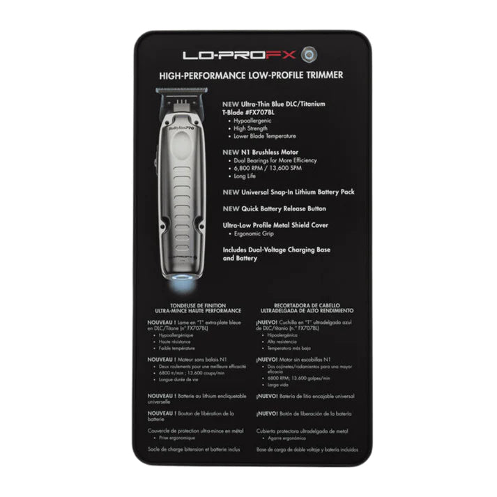 PRE-ORDER - BaBylissPRO FXONE Lo-ProFX High Performance Trimmer