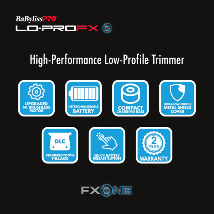 PRE-ORDER - BaBylissPRO FXONE Lo-ProFX High Performance Trimmer