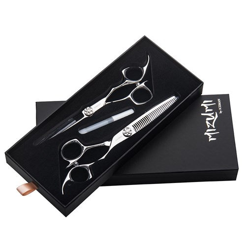 Iceman Mizumi Katani Scissor and Thinner Set - Silver