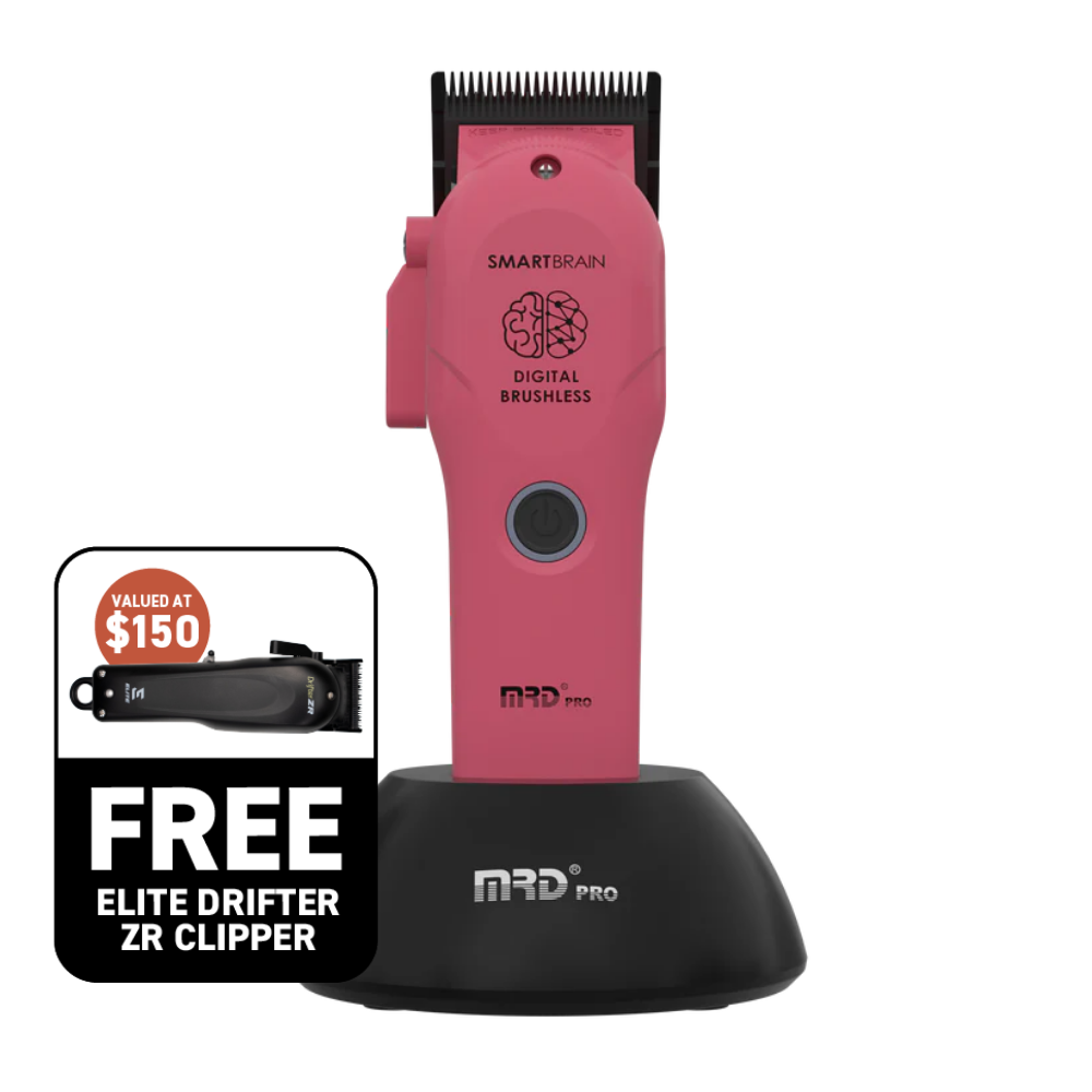 MRD Pro Precision Smart Brain Digital Brushless Clipper - Pink