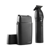 BaBylissPRO Limited FX Matte Black Trimmer and Double Foil Shaver Duo Pack