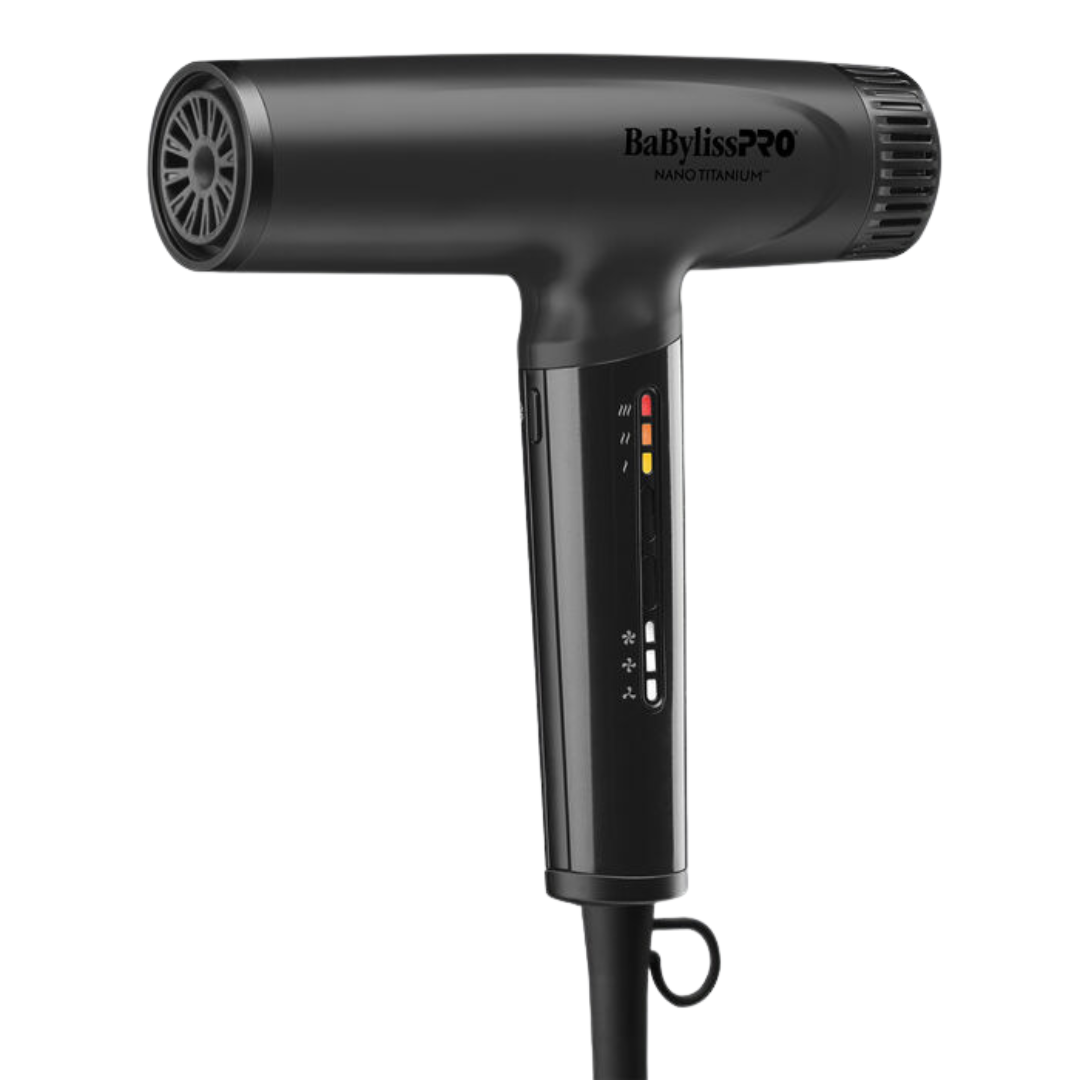 BaBylissPRO Nano Titanium Matte Black Light Ionic High-Speed Dryer