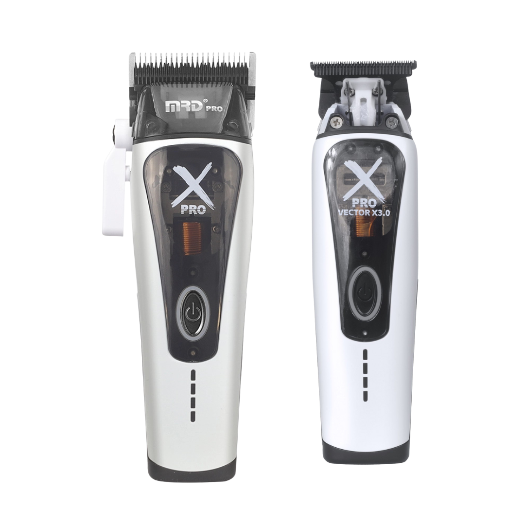 MRD Pro X-Pro Clipper & Trimmer Bundle - White