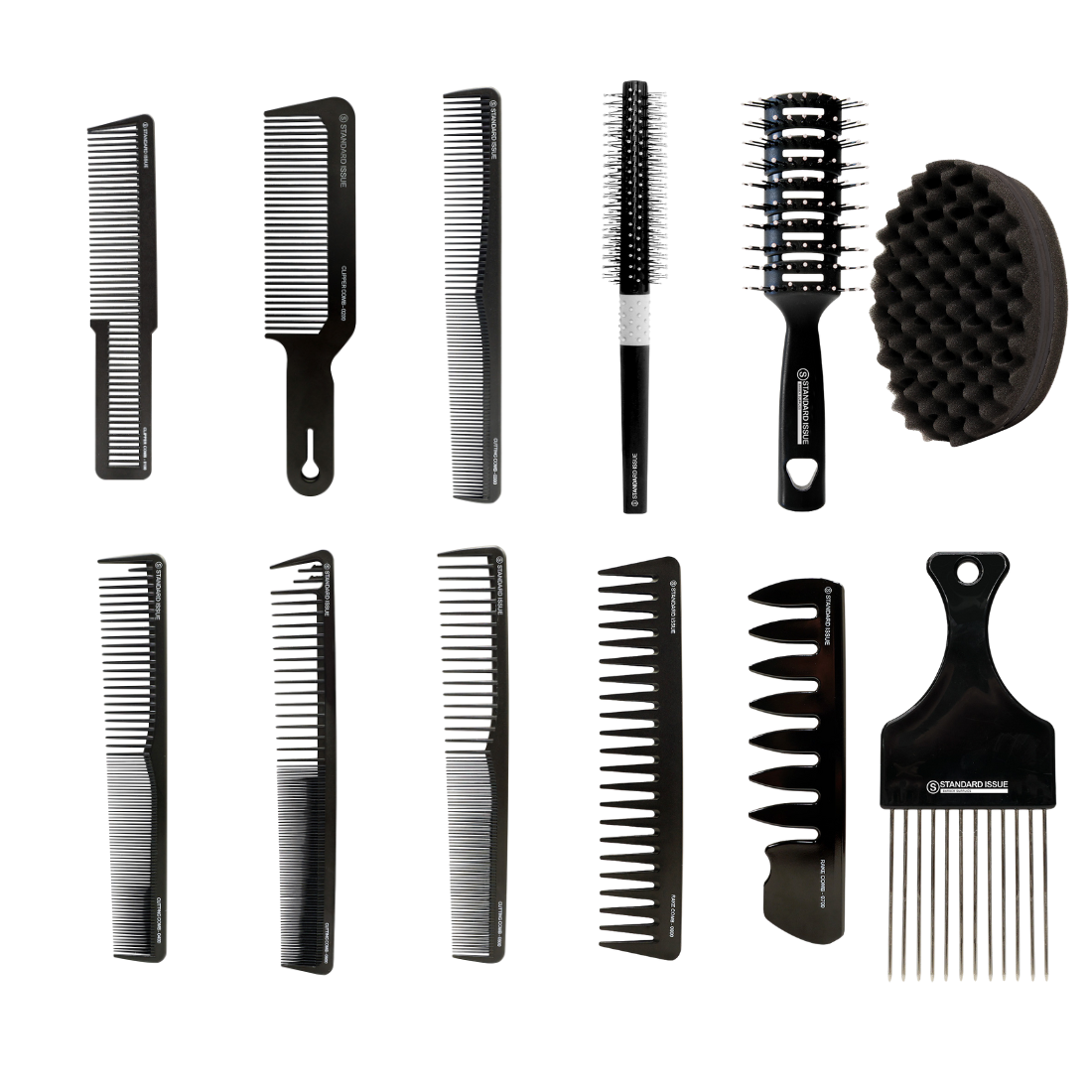 Standard Issue Comb and Brush Set